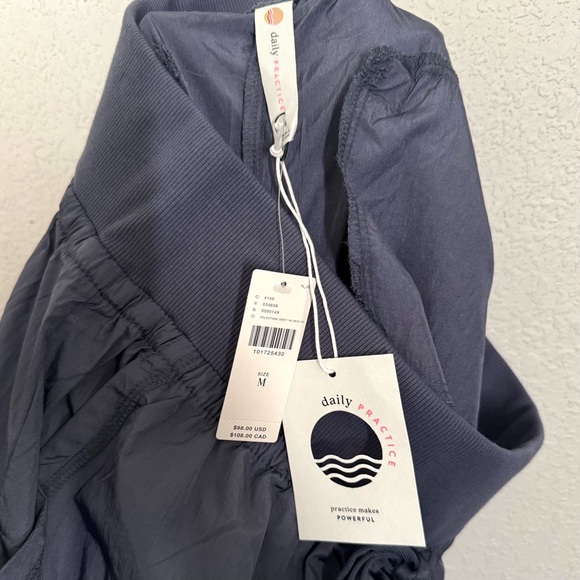 Daily Practice Anthropologie Silky Cargo Baggy Jogger Pants Medium NEW - Picture 5 of 6